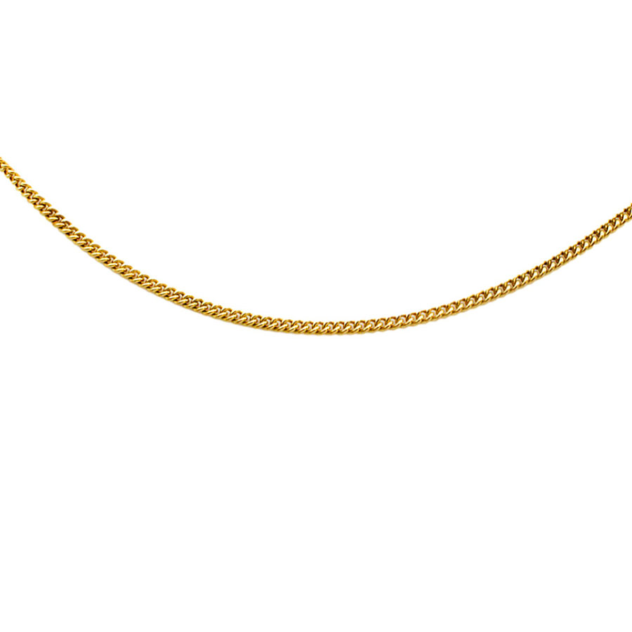 9ct gold 2.5g 16 1/2 inch curb Chain